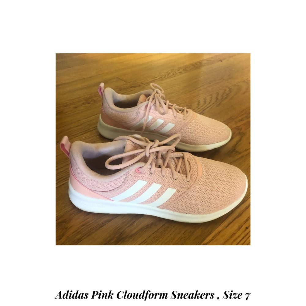 Adidas Cloudform Pink Running Shoes